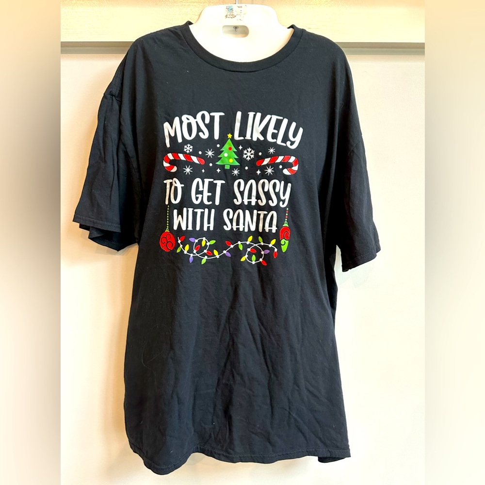 Christmas Holiday Funny TShirt size 2XLarge